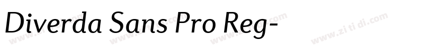 Diverda Sans Pro Reg字体转换 Diverda Sans Pro Reg字体转换